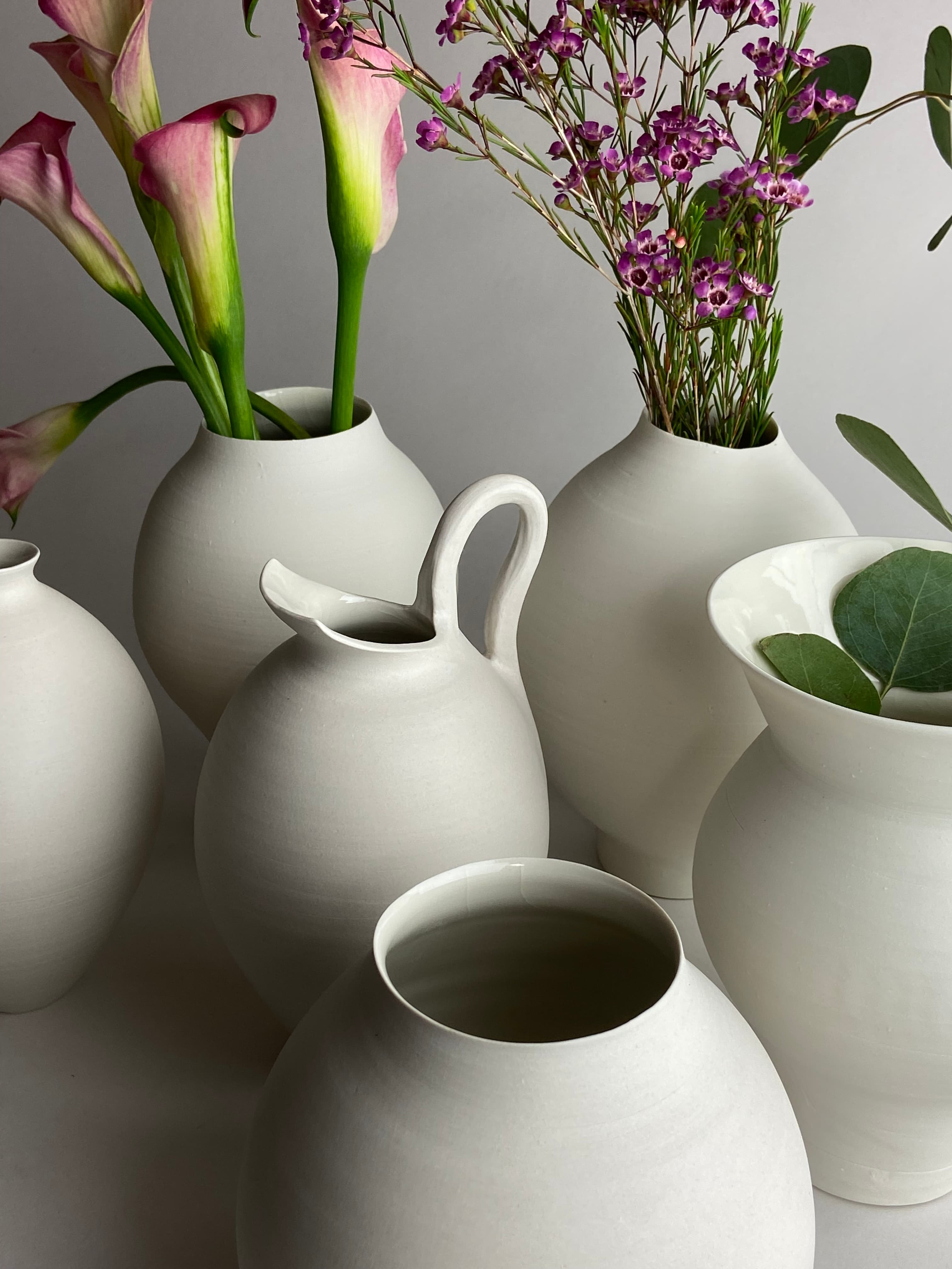 porcelain vases