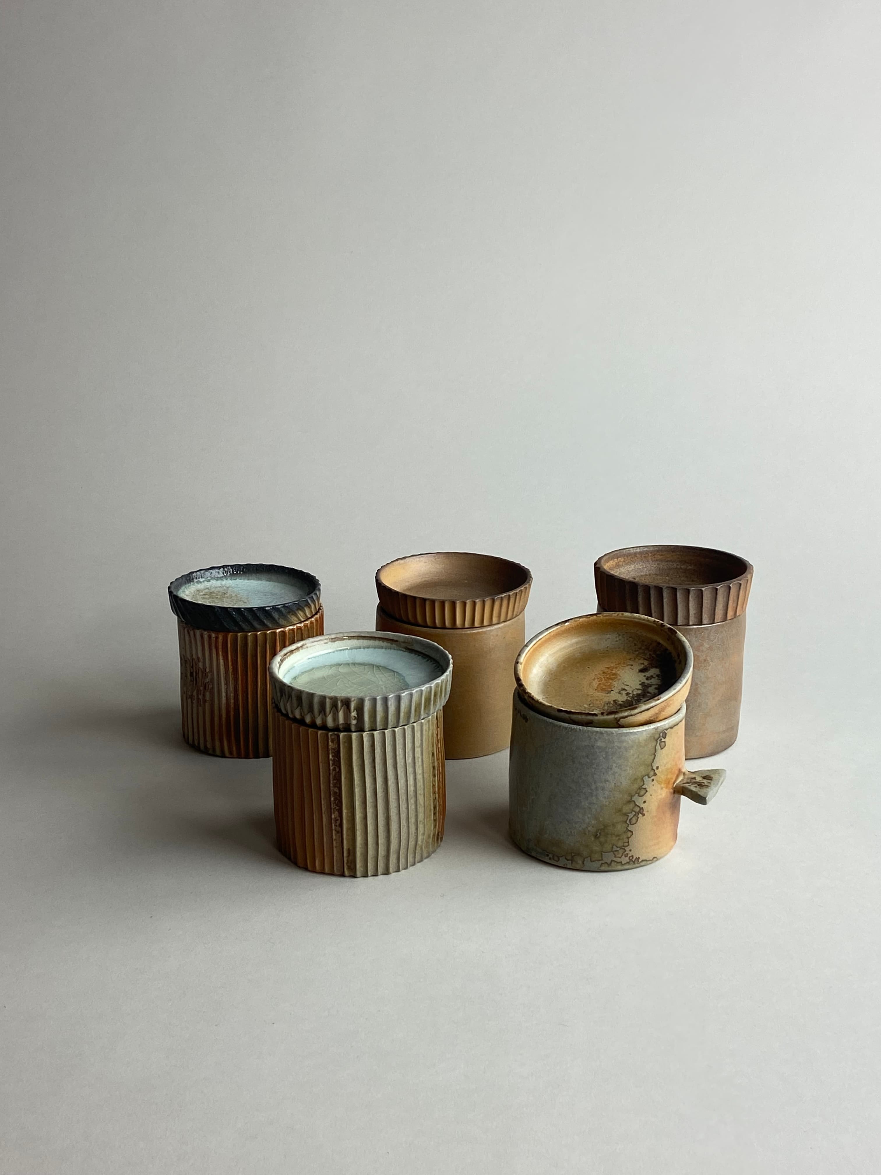 reduction cooled lidded jars